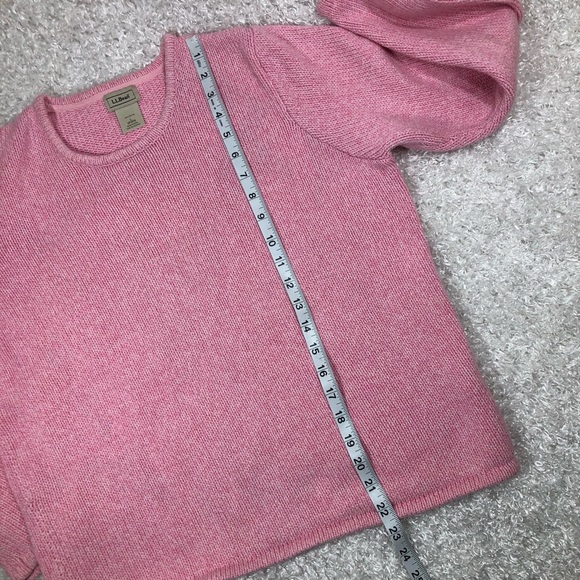 Pink Classic Knit Sweater 100% Cotton (RUNS SMALL, does NOT fit Large) - Picture 4 of 7